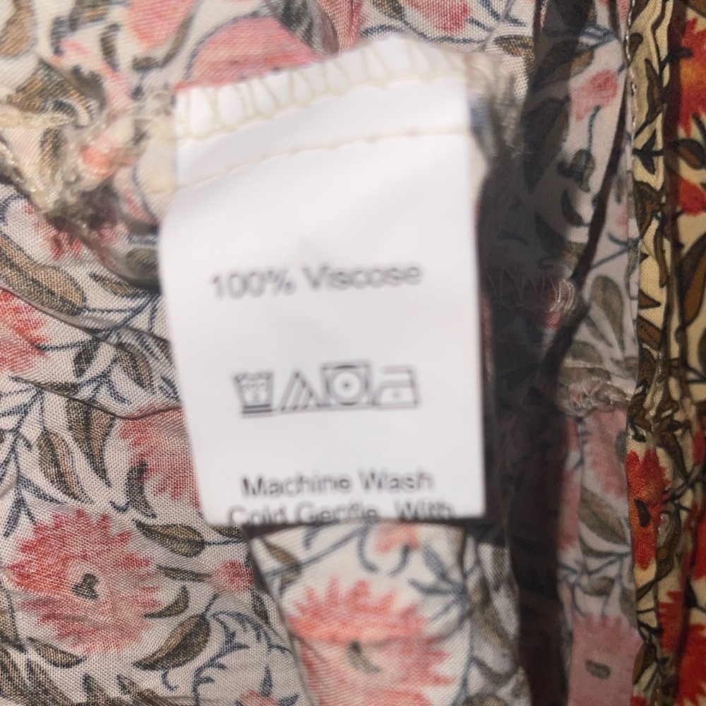 NWOT RustyyDustty Ditsy floral Print  Cottagecore boho Tiered Dress - Picture 9 of 9